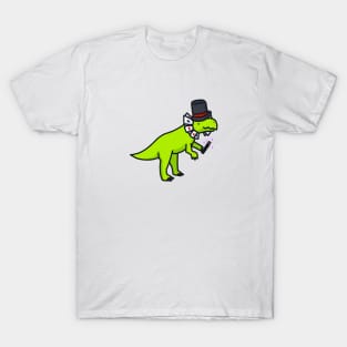 Abraca Dilophosaurus Transparent T-Shirt